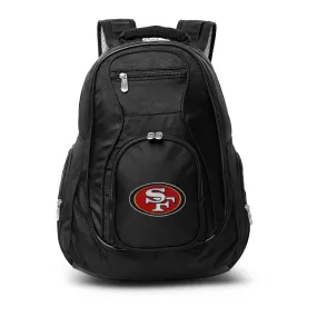 49ers Backpack | San Francisco 49ers Laptop Backpack- Black