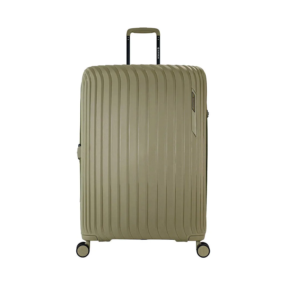 ALAIN DELON AD-1016 28" Polypropylene Double-Wheel Expandable Hard Case Spinner - Green