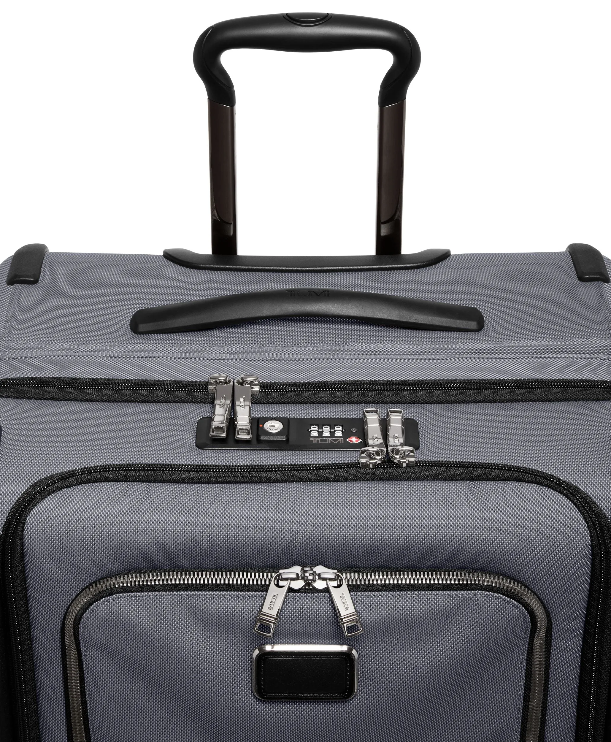 ALPHA X Short Trip 4 Wheeled Expandable Checked Luggage 66cm - Meteor Grey