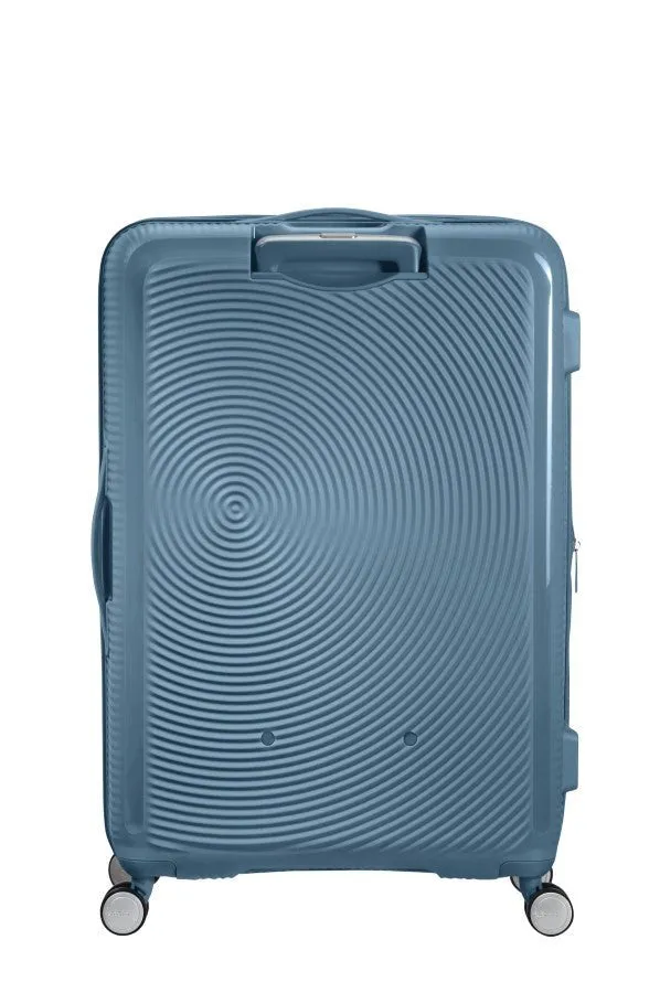 American Tourister Soundbox 77cm Large Spinner - Expandable | Stone Blue