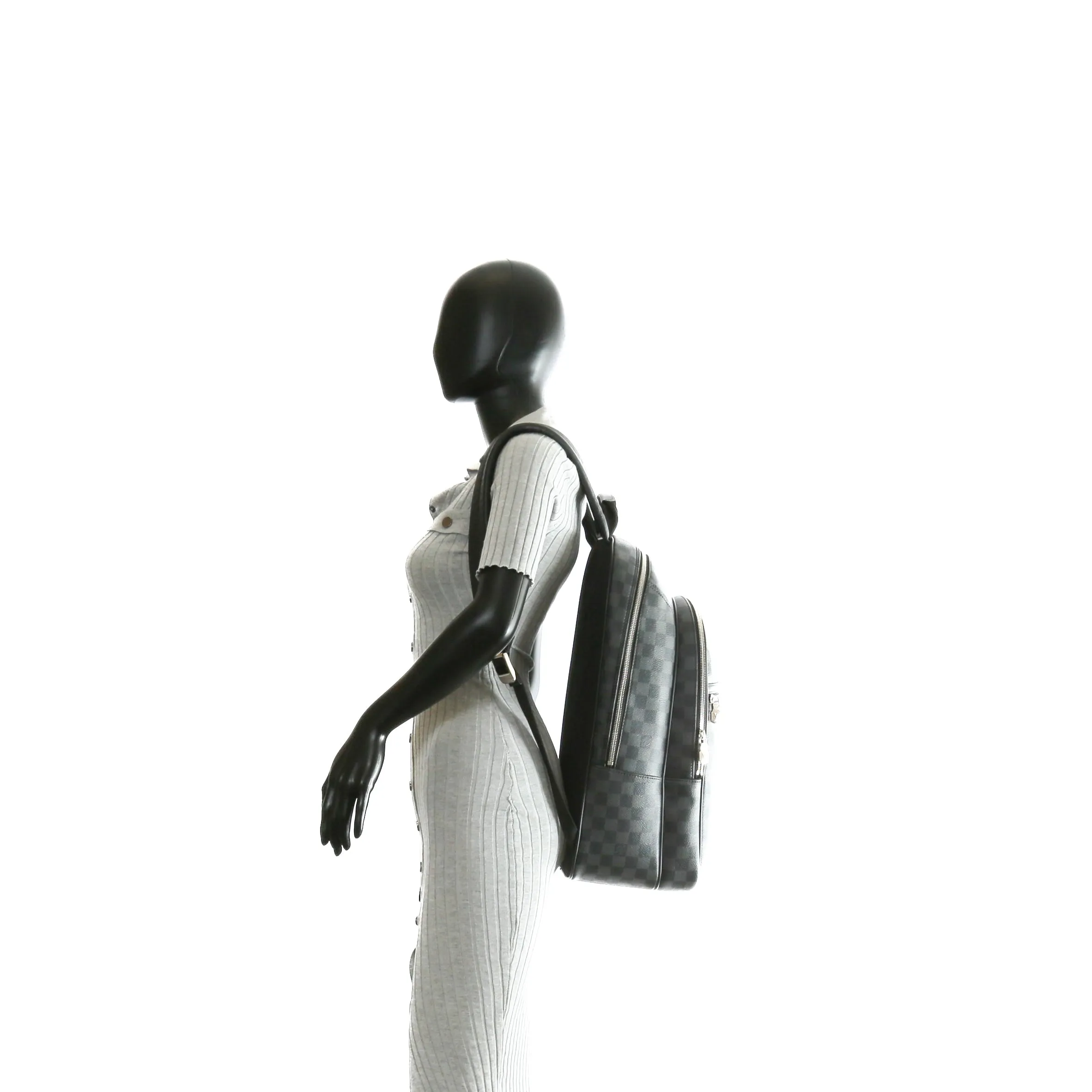 LOUIS VUITTON Michael Nv2 Backpack Damier Graphite