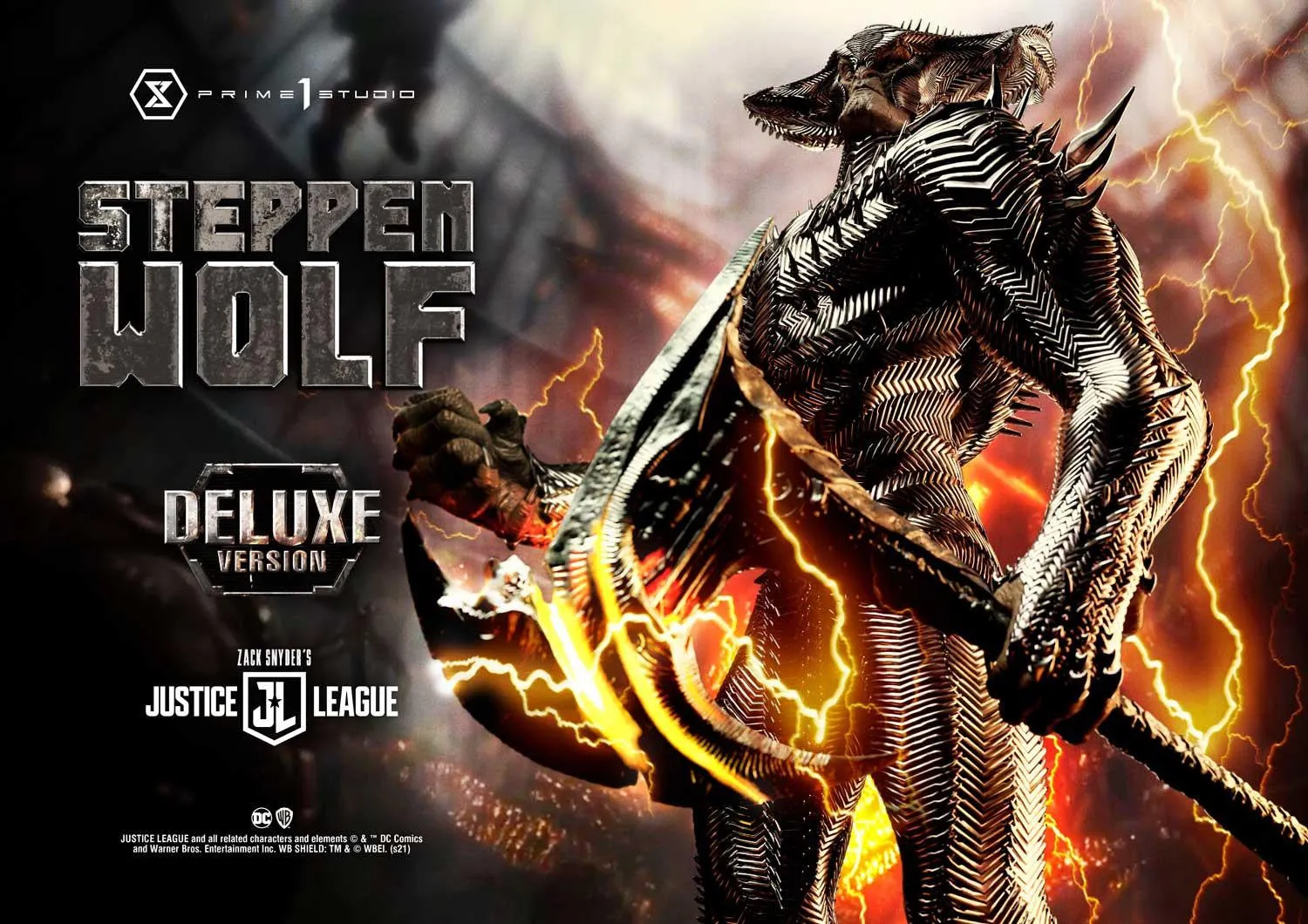 PRIME 1 STUDIO STEPPENWOLF ZACK SNYDER'S JUSTICE LEAGUE (DELUXE BONUS EDITION) 1/3 MMJL-09DXS