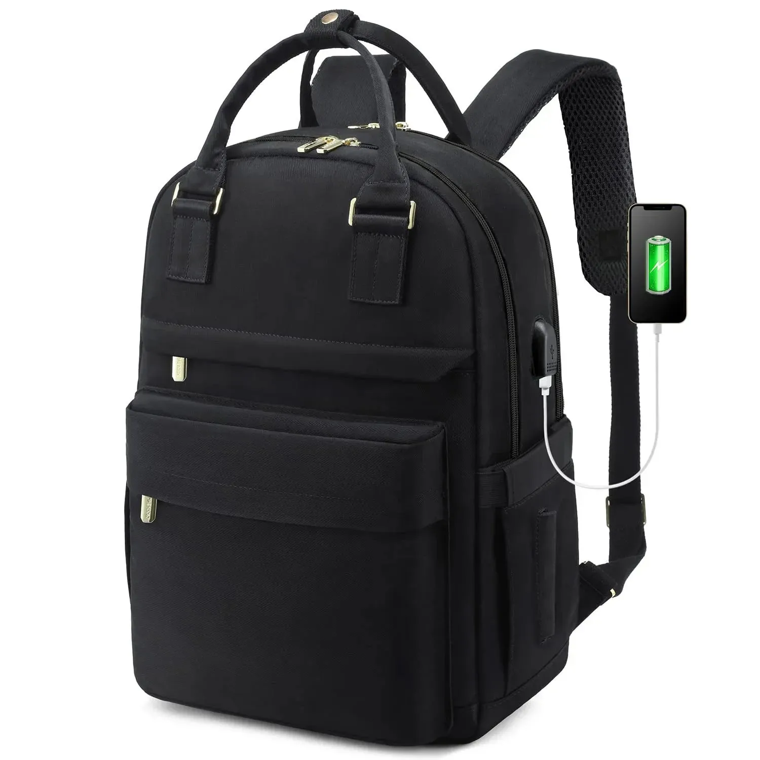 UAKISS  -  Women's Travel Backpack Fashion USB Charging Laptop Lightweight Handbag School Bags For Girls Multifunctional Suitcase Backpacks